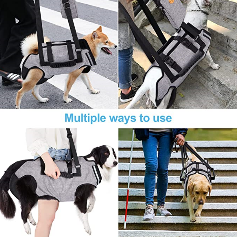Lispoo Full Body Dog Lifting Harness With Storage Bag LISPOO