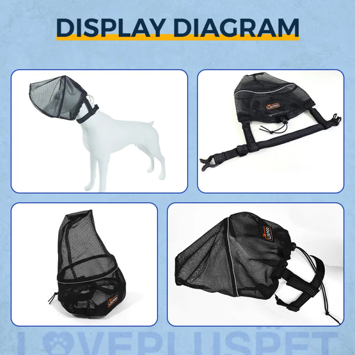 Field Guard Mesh Head Protector for Dogs – LISPOO