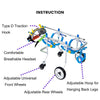 Lightweight Quad Wheelchair for Small Dogs