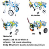 Lightweight Quad Wheelchair for Small Dogs