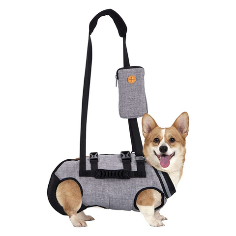 Lispoo Full Body Dog Lifting Harness With Storage Bag