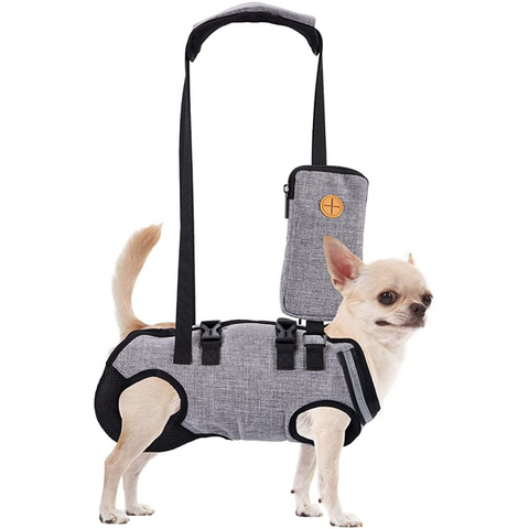 Lispoo Full Body Dog Lifting Harness With Storage Bag
