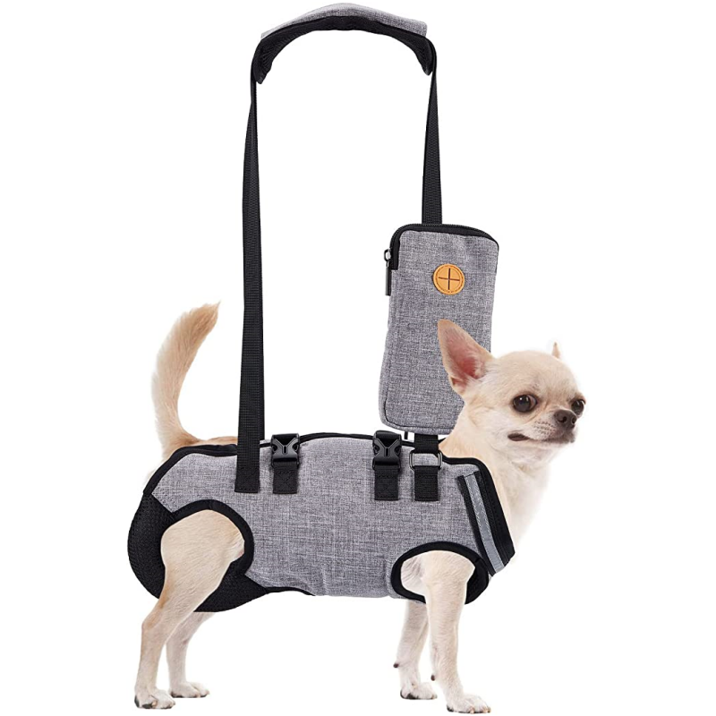 Lispoo Full Body Dog Lifting Harness With Storage Bag